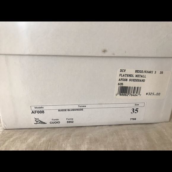 Duccio Venturi Nude Lace Up Sandal Size 35 - Picture 4 of 6